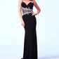 Mac Duggal - Beaded Illusion Gown
