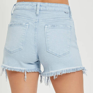 Risen - Shorts jeans de cintura média Shaye