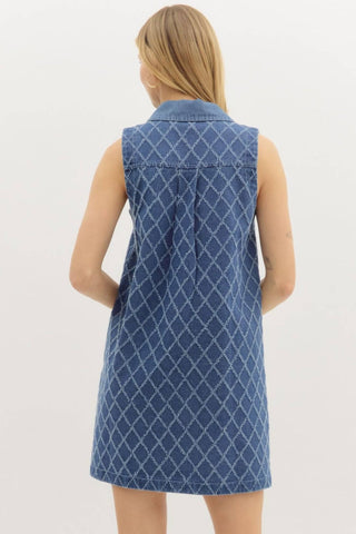 Entro - Diamond Days Denim Mini Dress