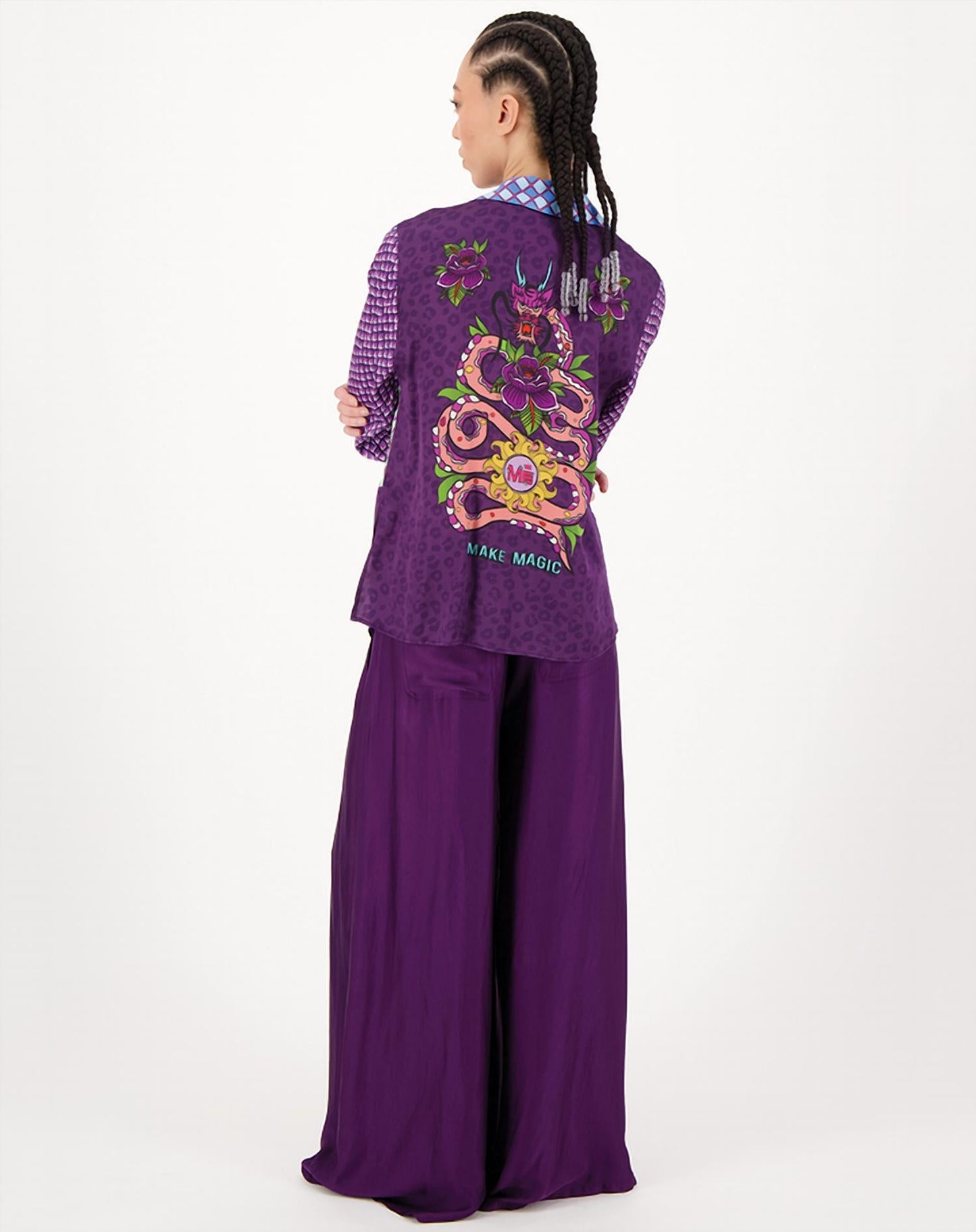 Me369 - Reyna Tie Waist Love Shirt