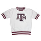 Capri Designs - Women's Texas A And M Sequin Varsity Sweatshirt