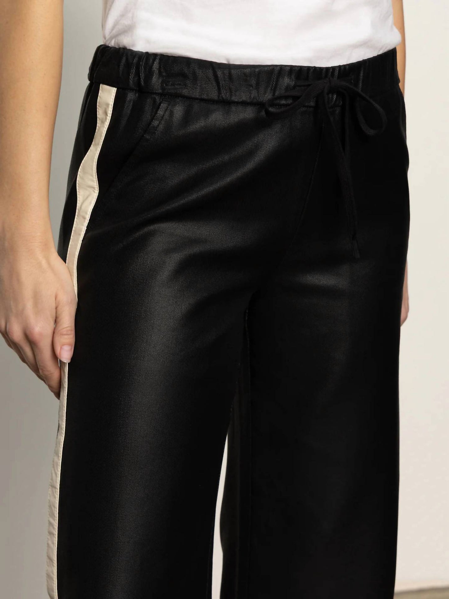 Sanctuary - Coated Twill Track Pant