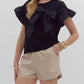 Entro - Ruffled Ribbon Top