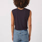 Amo - Denim Sleeveless Babe Tee