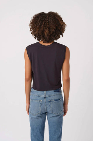 Amo - Camiseta Babe Jeans Sem Mangas