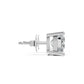 Aamiaa - Women's Cushion Shape 4 Prong Push Back Studs
