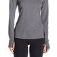 New Balance Mesclado Manga Longa Feminino Preto Tamanho P