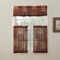 Cortina de janela Eden multicolorida tamanho 56 x 14