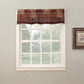 Cortina de janela Eden multicolorida tamanho 56 x 14