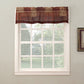 Par de cortinas transparentes texturizadas Eden Swag Valances com bolsos para varas, tamanho 56 pol. L x 36 pol. C
