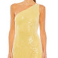 Mac Duggal - One Shoulder Asymmetrical Hem Dress