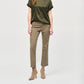 Joseph Ribkoff - Satin Front Short Sleeve Blouse