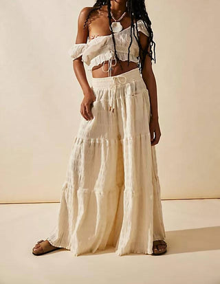 Free People - Calça de perna larga In Paradise