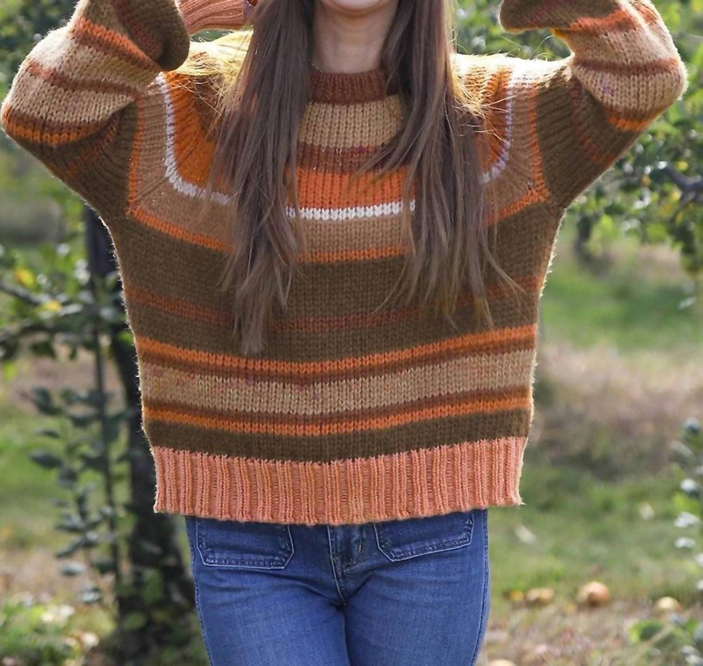 Wooden Ships - Women's Inez Striped Crew Cardigan