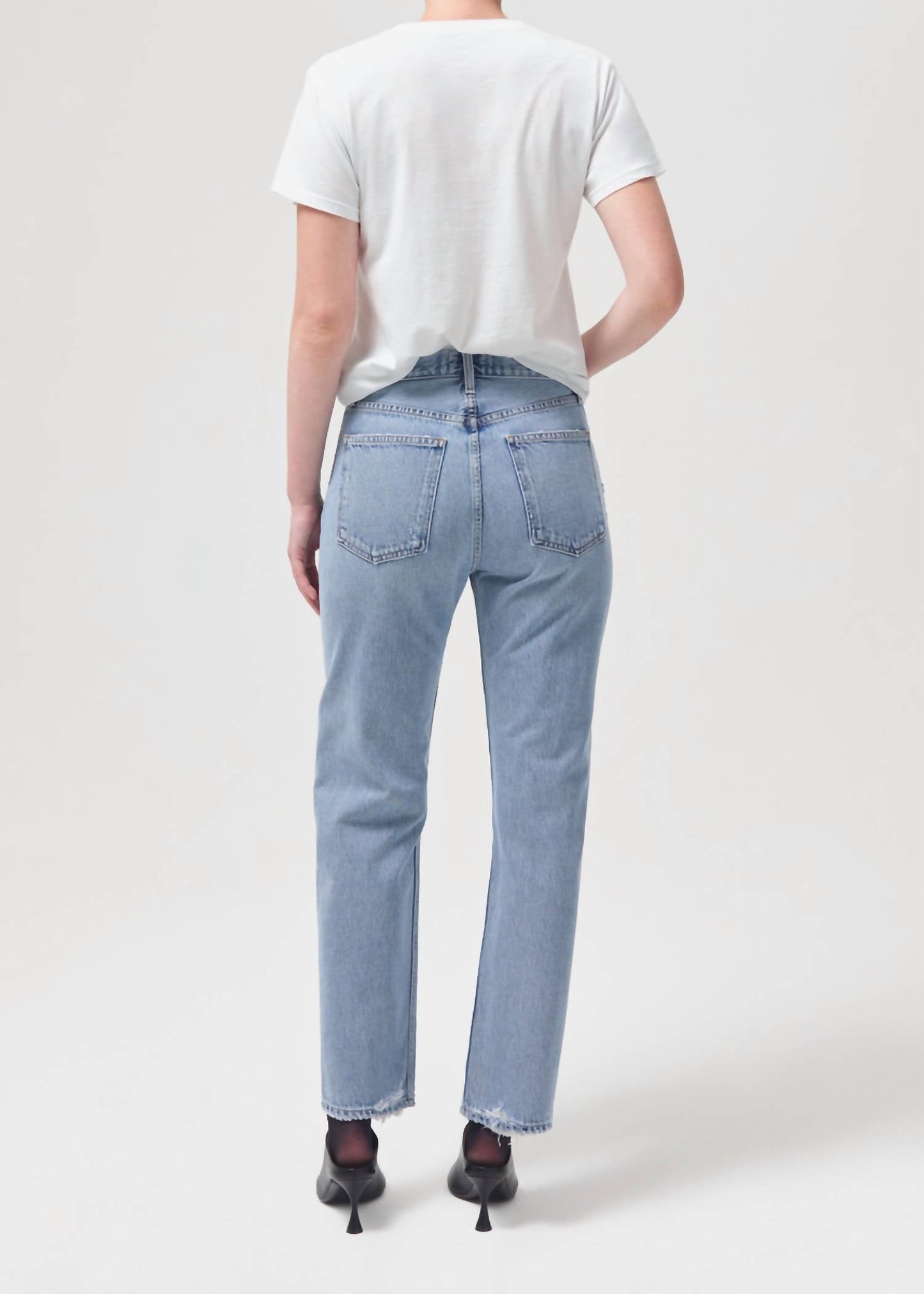 Agolde - 90s Pinch Waist High Rise Straight Jeans