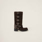 Miu Miu - Women's Buckle Detail Boots