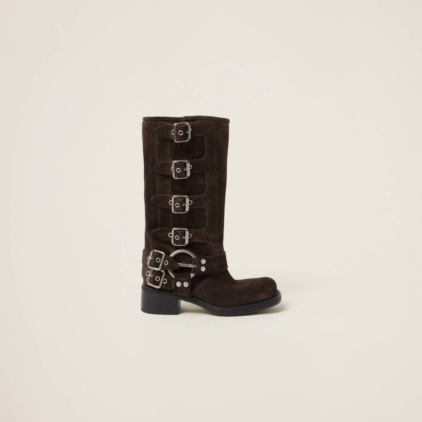 Miu Miu - Women's Buckle Detail Boots