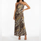 1.State - Chic Strapless Earth Tone Maxi Dress