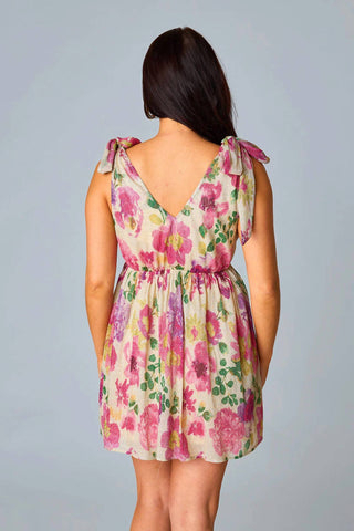 Buddylove - Vestido curto Melanie com amarração no ombro