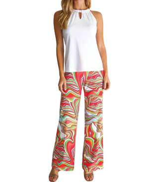 Jude Connally - Blusa sem mangas Claire com abertura na fechadura