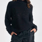 Elan - Mockneck Sequin Sweater