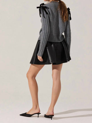 Astr - Melvie Bow Detail Cardigan