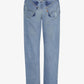 Aligrace - Allysa Tilted Split Jeans