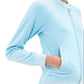 Juicy Couture - Women's Doo Wop Snap Collar Velour Track Jacket