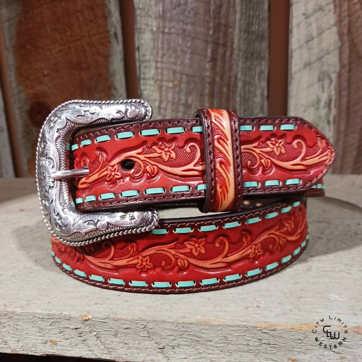 Ariat - Women's Tooled Leather Belt
