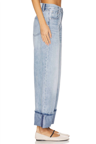 Pistola - Calça Jeans Ryder de Cintura Alta e Punhos Retos