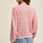 Wishlist - Striped Batwing Sleeve Sweater