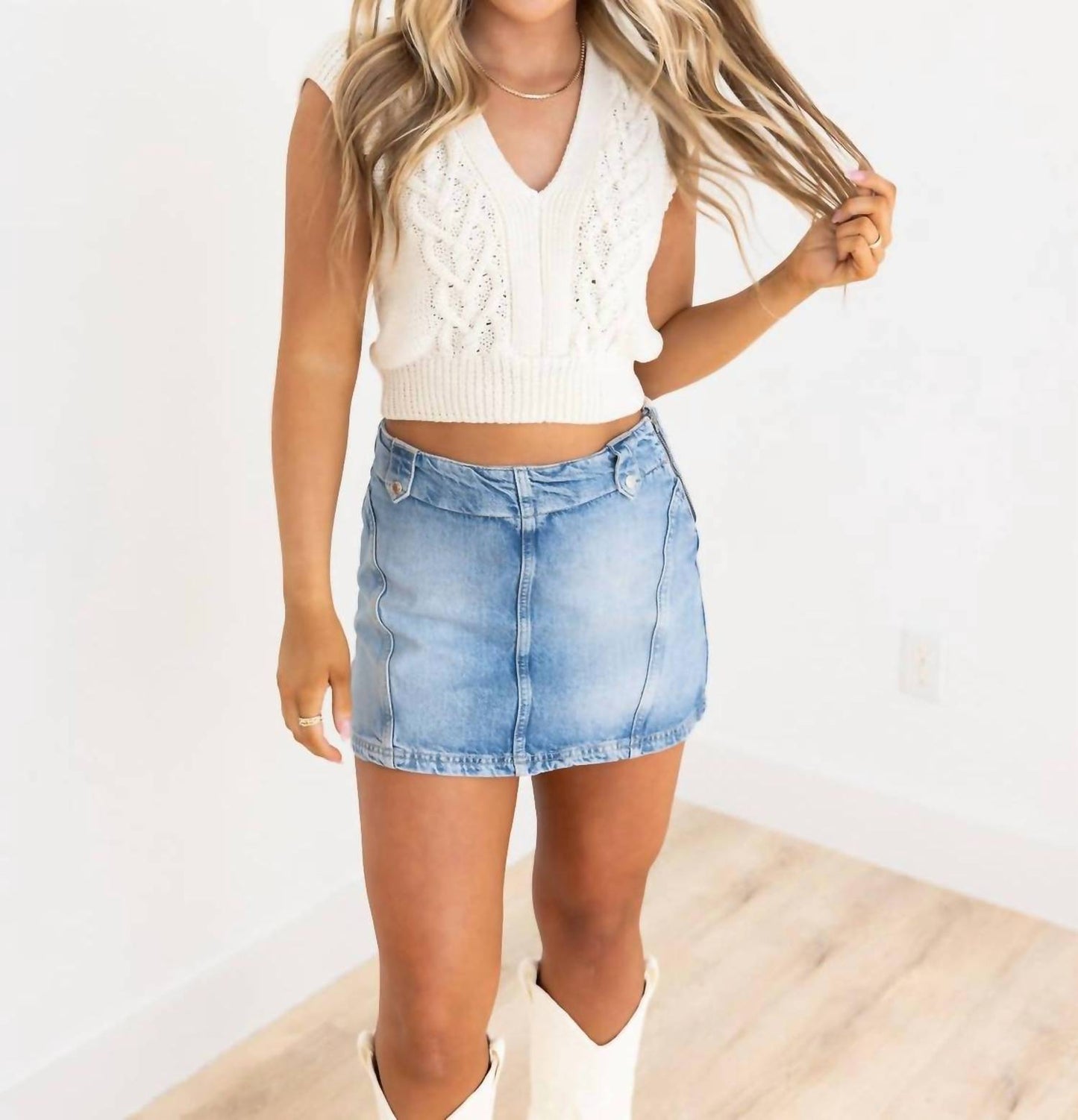 Z Supply - Colete de malha com cordão