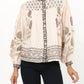 Oliphant - Mandarin Pintuck Blouse