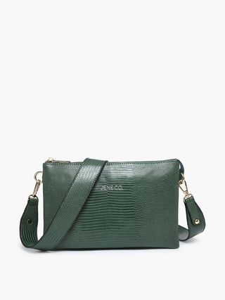 Jen &amp; Co. - Bolsa transversal Izzy Vegan Lizard