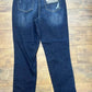 Judy Blue - Women's Magic Rigid Destroyed Knee Straight Jeans