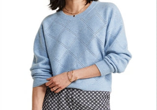 Suéter de cashmere Pointelle da Vineyard Vines azul