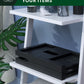 Foldable Bathtub Caddy Tray, Black