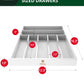 Basic Silverware Drawer Organizer, White
