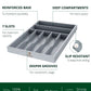 Basic Silverware Drawer Organizer, Gray
