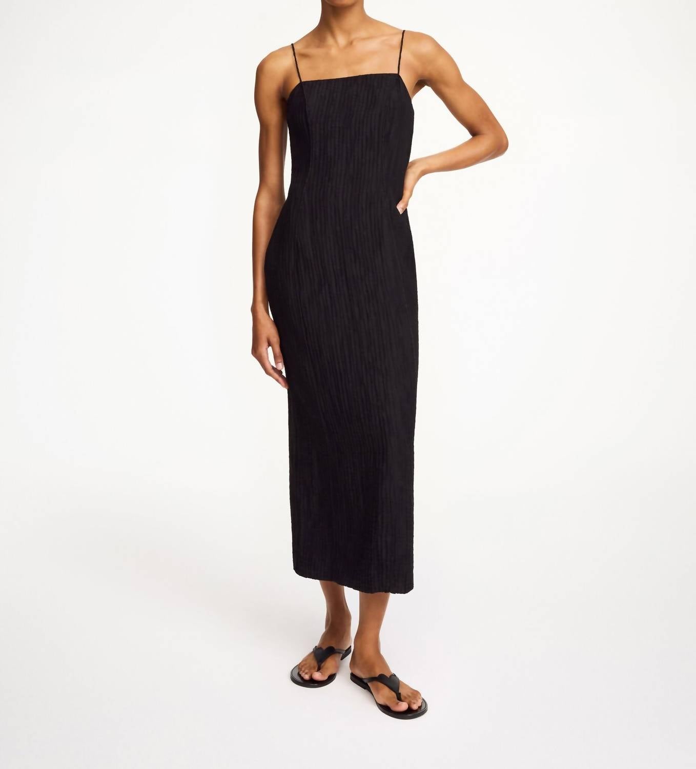 By Malene Birger - Lucille Square Neck Midi Dress