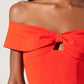 Astr - Telayna Off Shoulder Bow Top