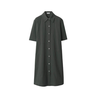 Burberry - Women's Cotton Blend Shirt Dress