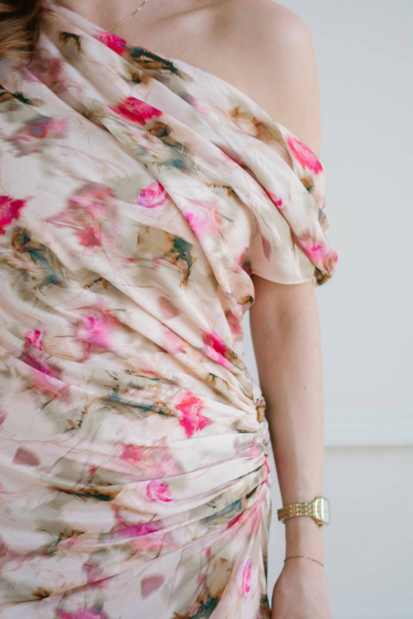 Lucy Paris - Arta Gathered Maxi Dress
