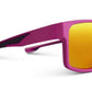 Far Out Sunglasses - Polarized Retros Pink Lens