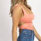 Win Win Apparel - OPEN-BACK STRAP DETAIL BODYSUIT