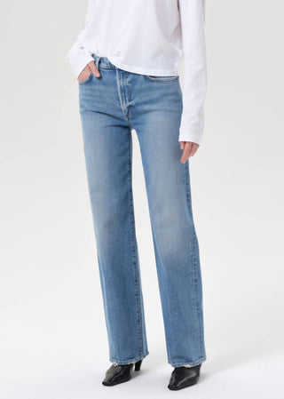 Agolde - Harper Mid Rise Relaxed Straight Jeans