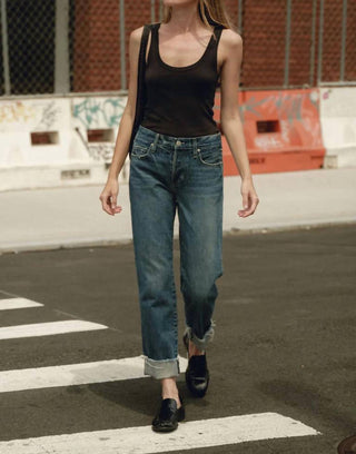 Amo - Camryn Mid-rise Straight Leg Pants