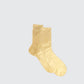 Maria La Rosa - Women's One Ribbed Laminated Metallic Socks