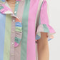 Entro - Pastel Stripe Blouse