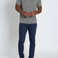Jachs New York - Stretch Poly Viscose Short Sleeve Henley Tee